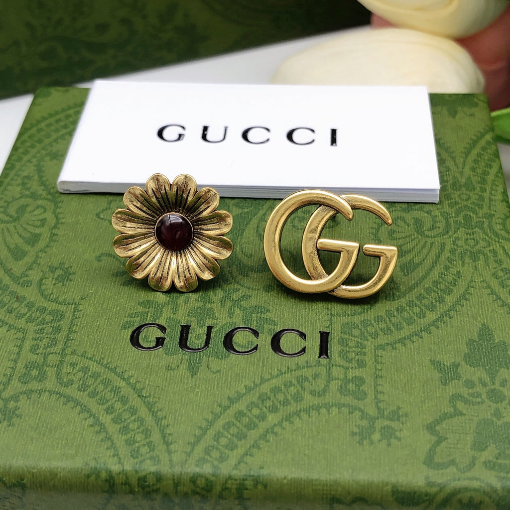 Gucci Asymmetric GG Flower Earrings - product image 5