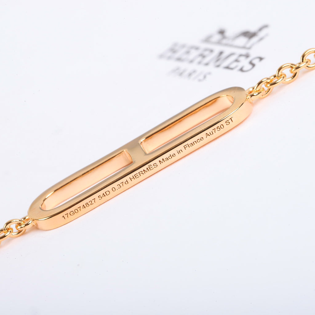 Hermès Silver-Tone Crystal-Bar Bracelet - album image 8