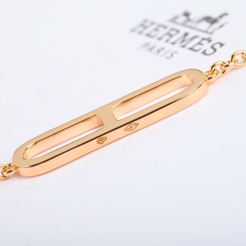 Hermès Silver-Tone Crystal-Bar Bracelet - album image 9