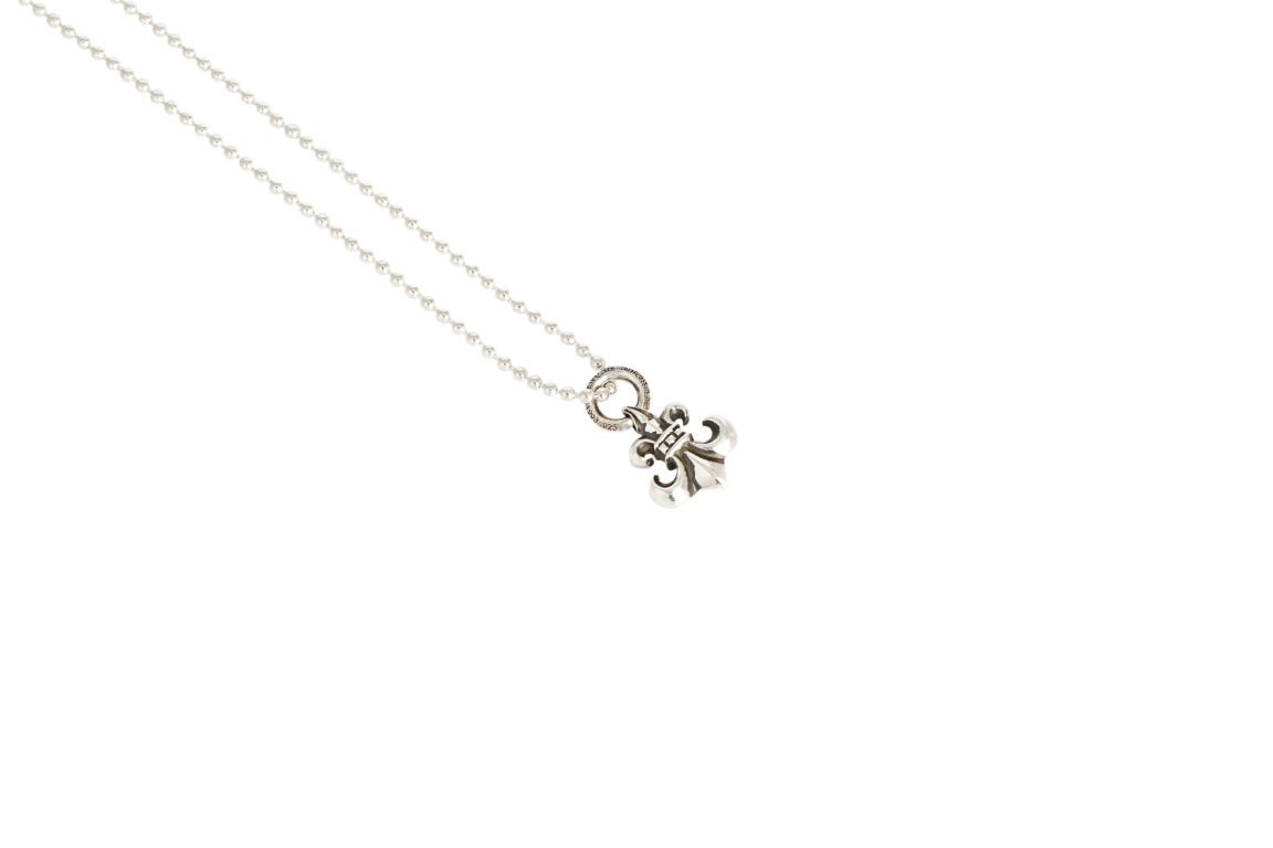 Chrome Hearts Mini Fleur Bead Chain Necklace - album image 4