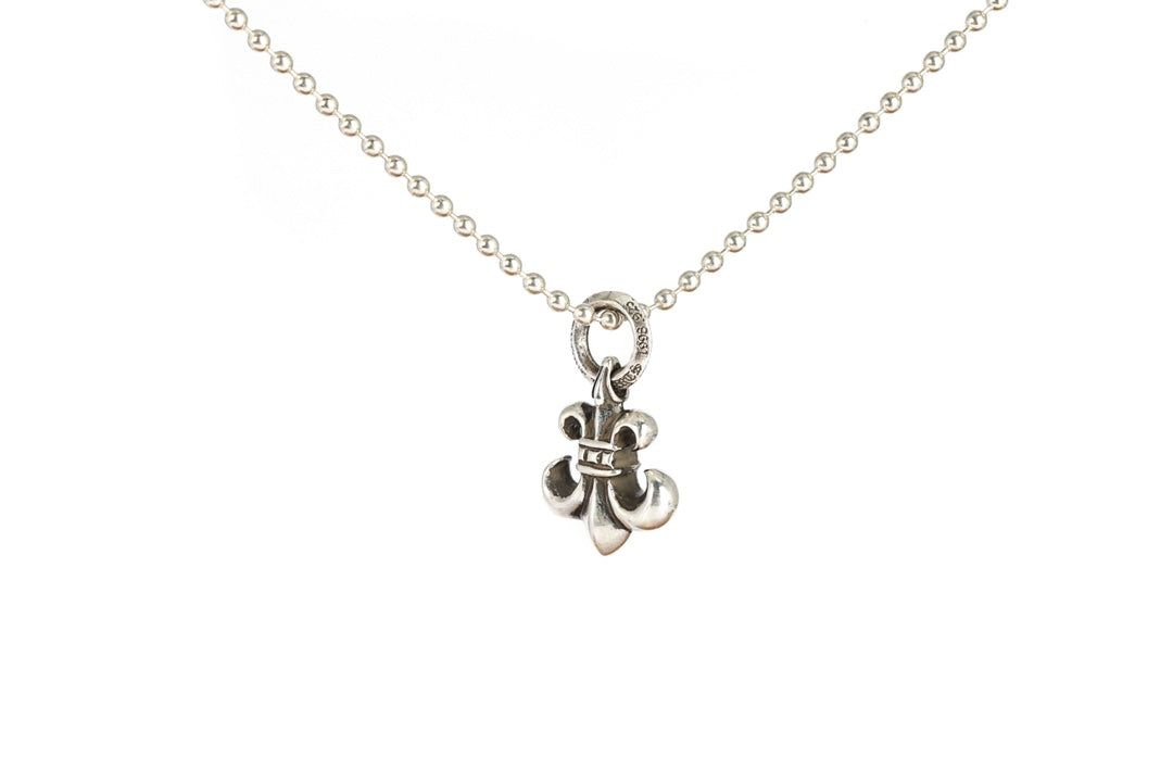 Chrome Hearts Mini Fleur Bead Chain Necklace - album image 3