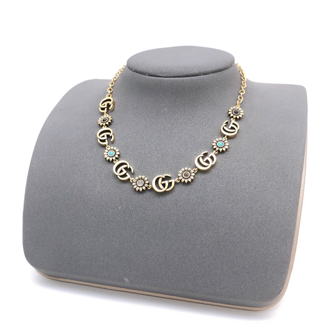 Gucci Gold-Tone Double G Necklace - album image 5