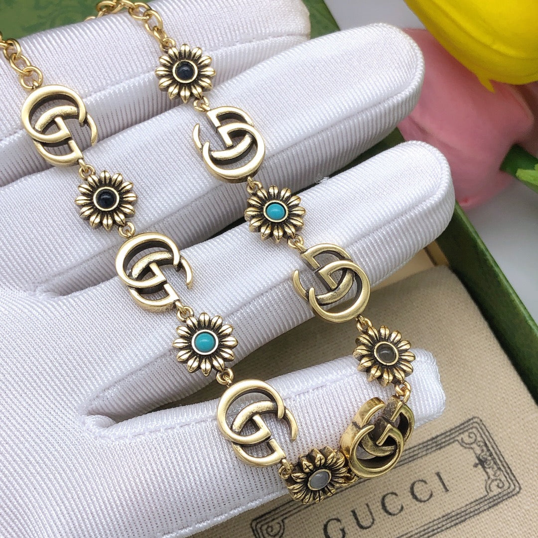 Gucci Gold-Tone Double G Necklace - album image 4
