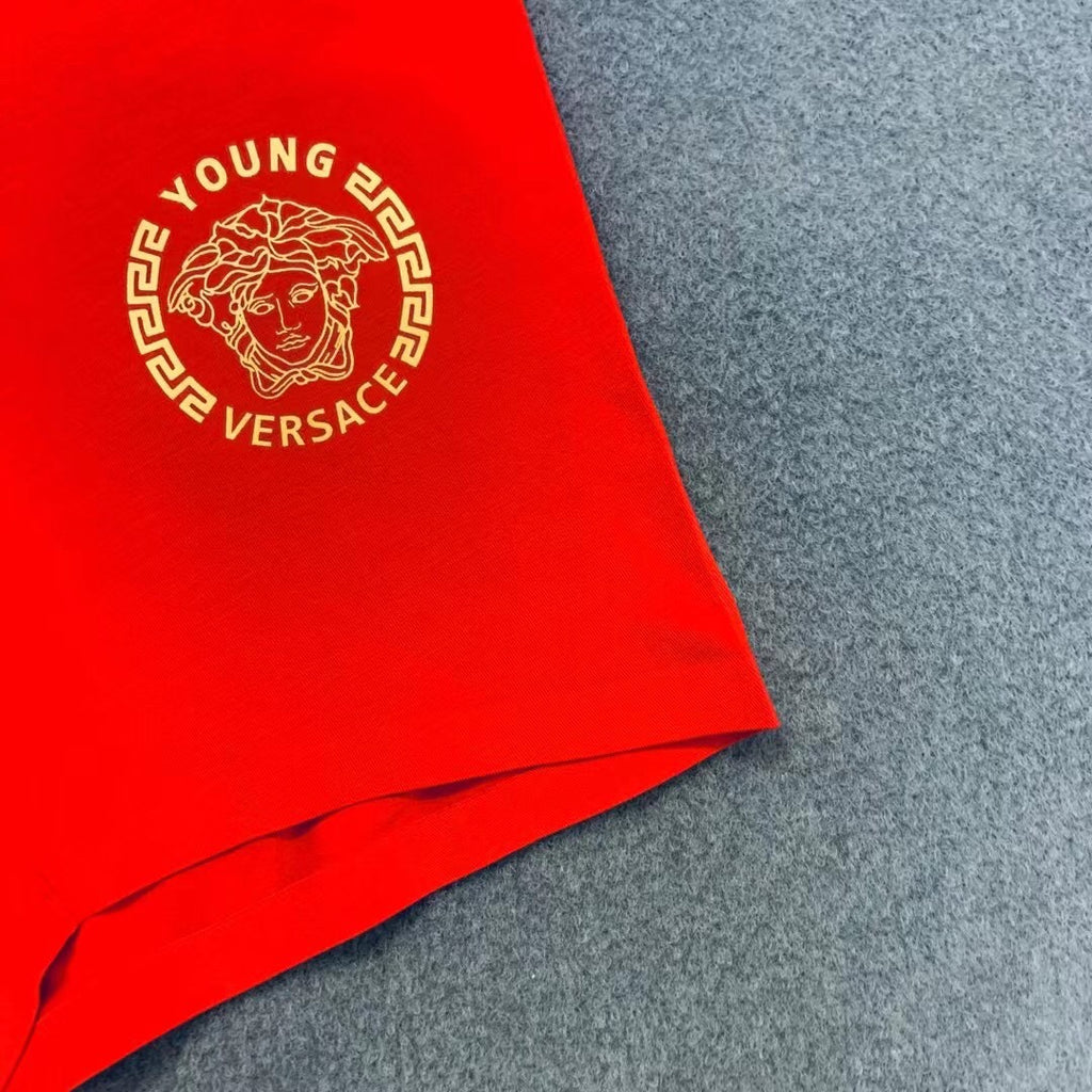 Versace red patterned waist boxer briefs - view 9