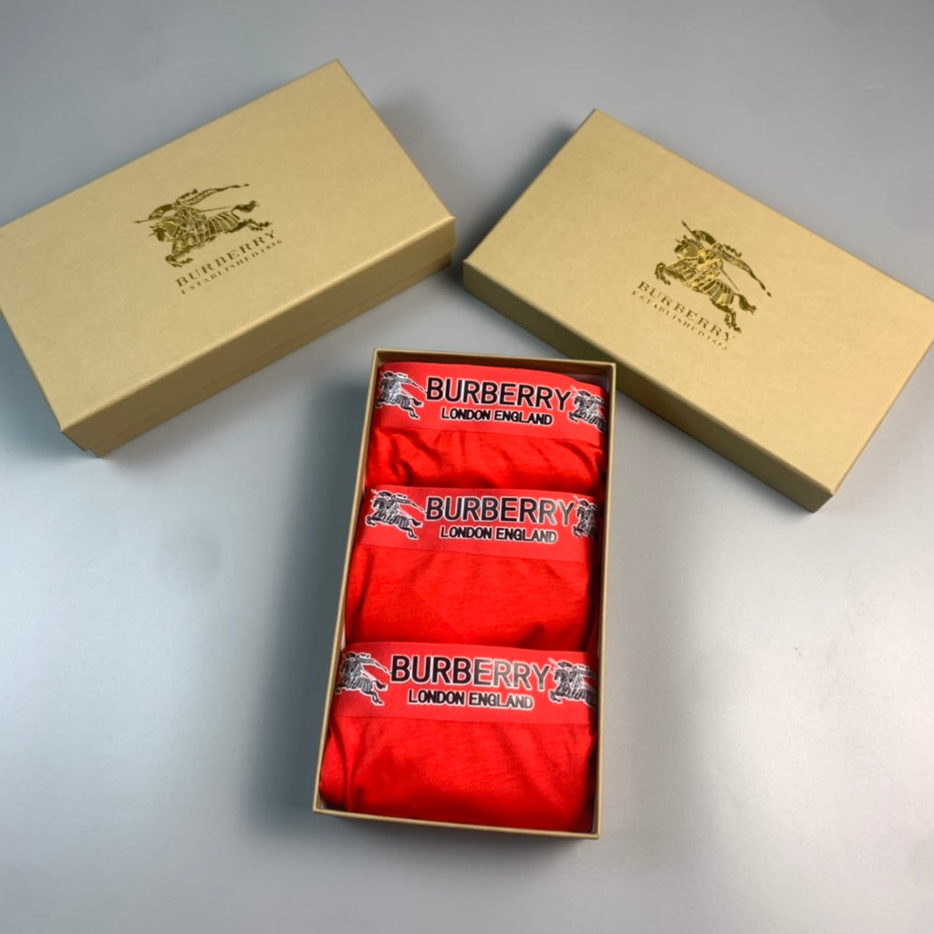 Burberry red tonal wordmark boxer briefs - view 8