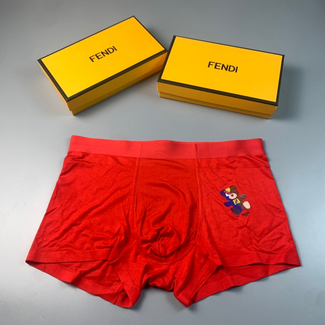 Fendi red character motif boxer briefs - view 1