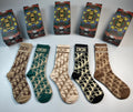 Dior allover lettered pattern crew socks - view 1
