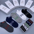 Versace small head wordmark ankle socks - view 1
