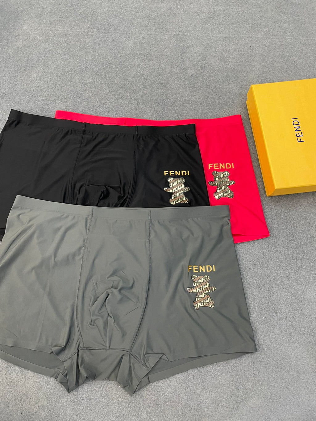 Fendi stacked gold lettering boxer briefs - view 6