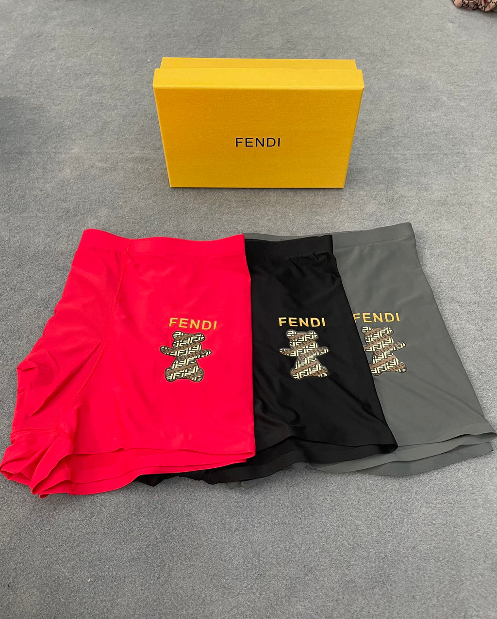 Fendi stacked gold lettering boxer briefs - view 4