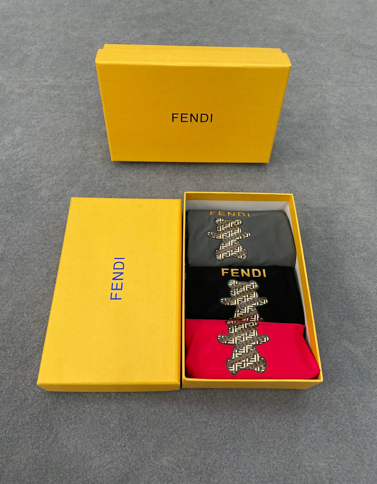 Fendi stacked gold lettering boxer briefs - view 9