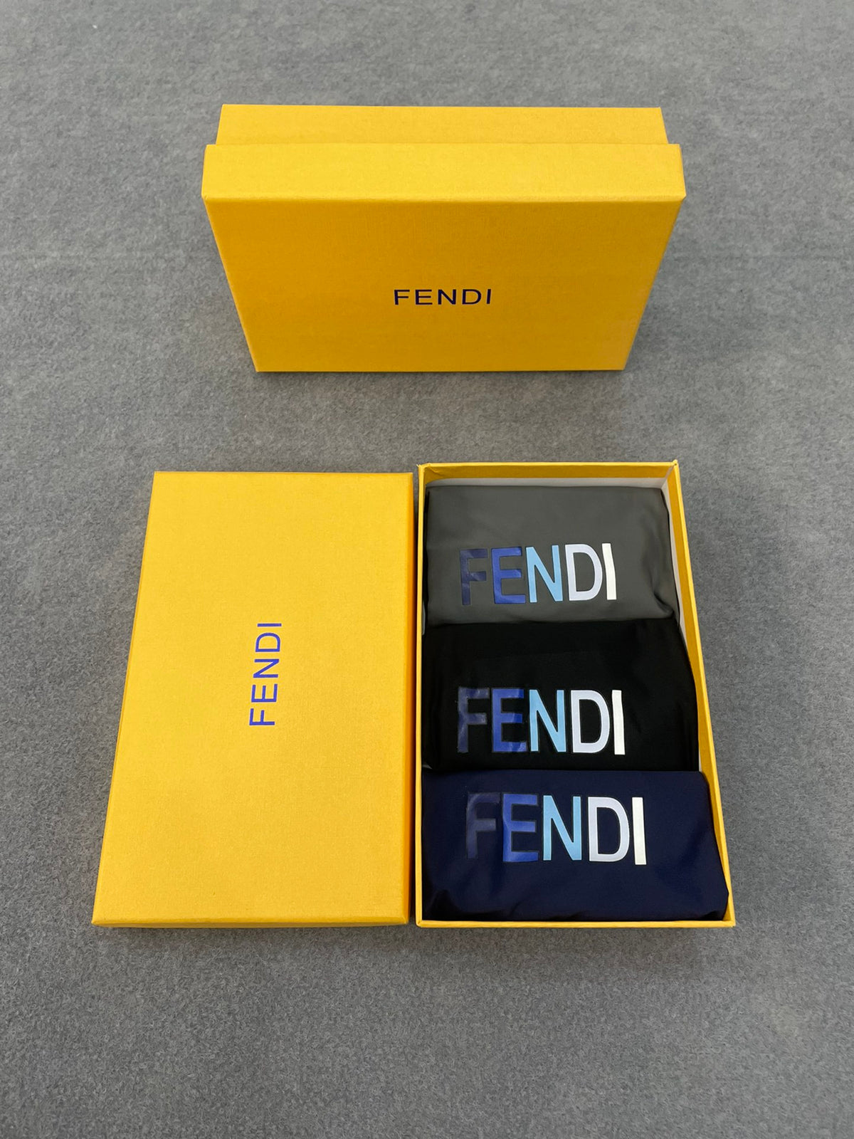 Fendi large gradient letters boxer briefs - view 1