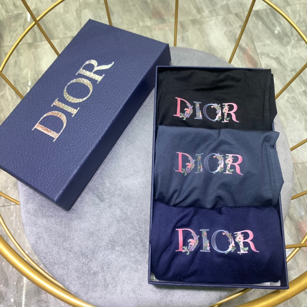 Dior navy side lettering boxer briefs - view 9
