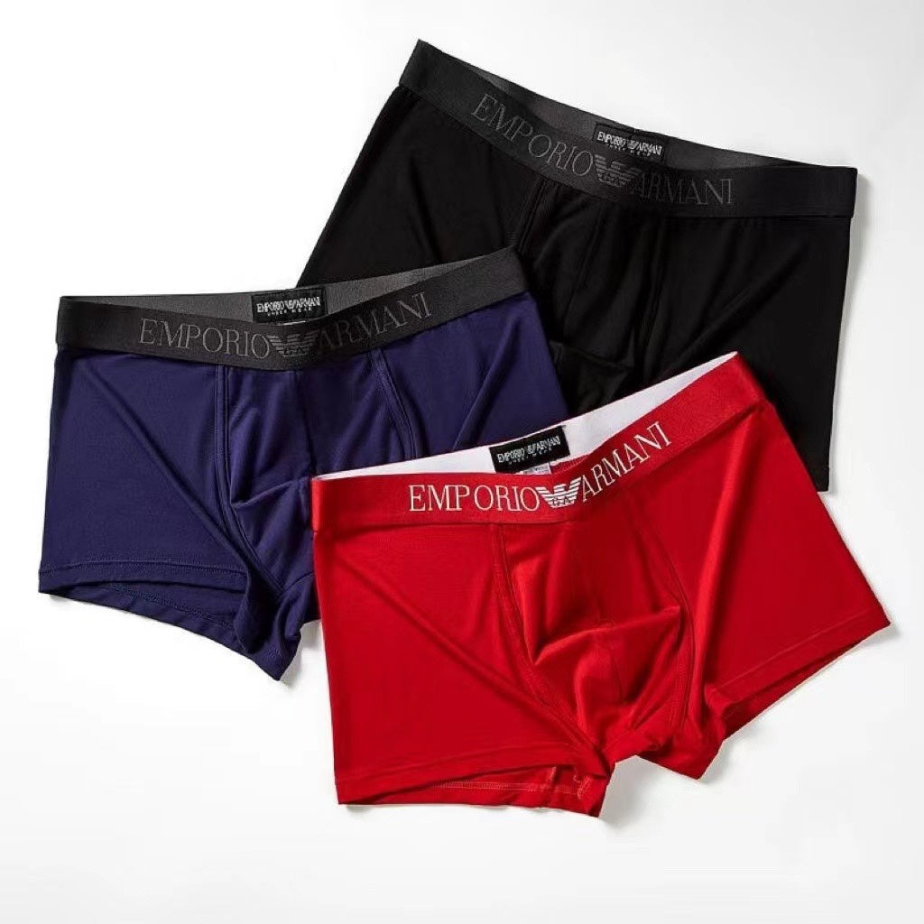 Armani Contrast Waist Boxer Briefs - Box of Three Pieces - image 10