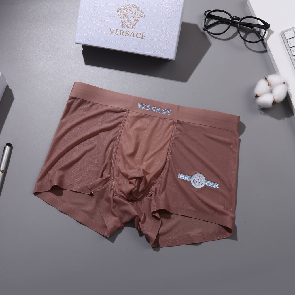 Versace minimal waist letters boxer briefs - view 8