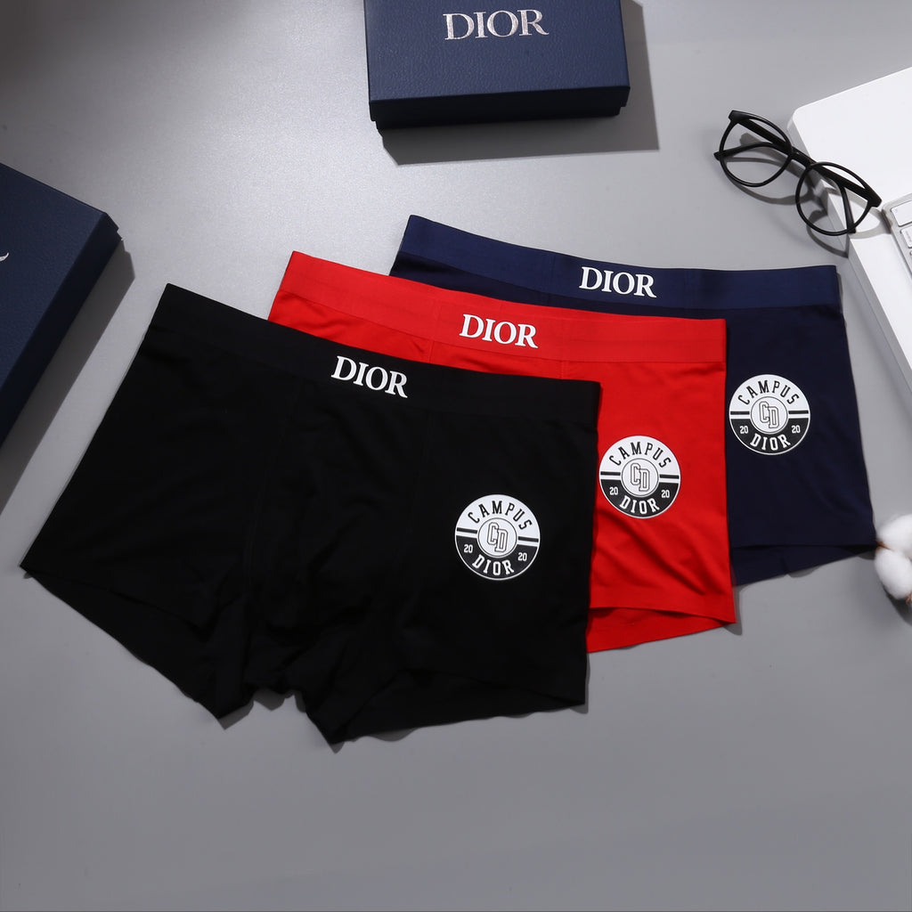 Dior bold side wordmark boxer briefs - view 2