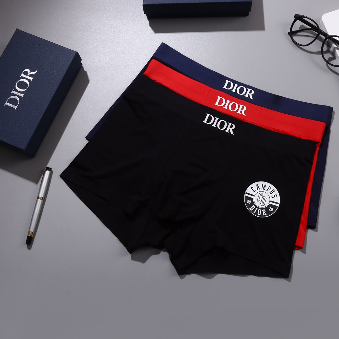 Dior bold side wordmark boxer briefs - view 3