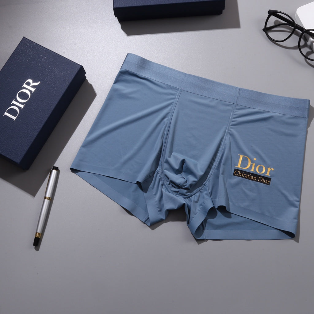 Dior gold side wordmark boxer briefs - view 4