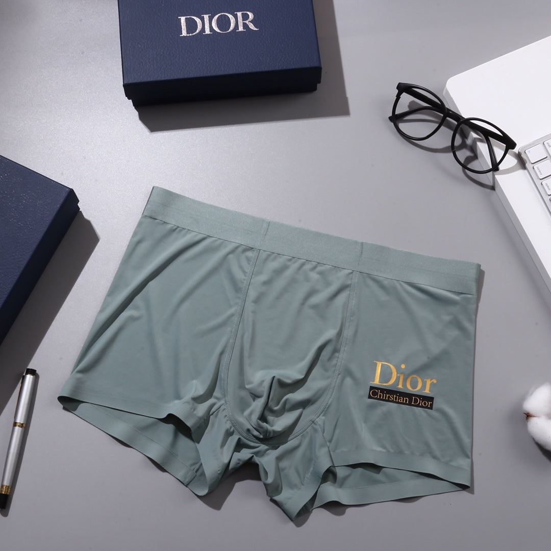 Dior gold side wordmark boxer briefs - view 5