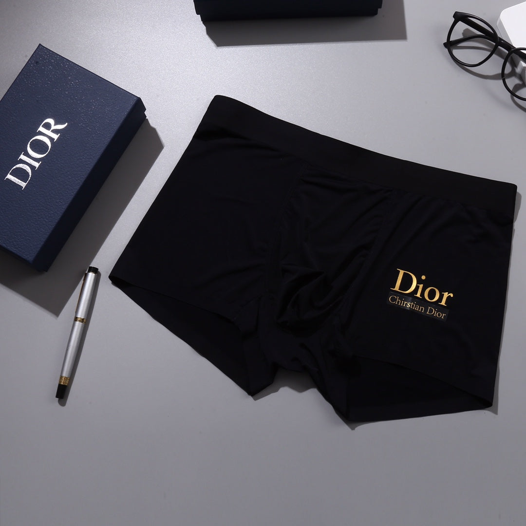 Dior gold side wordmark boxer briefs - view 6