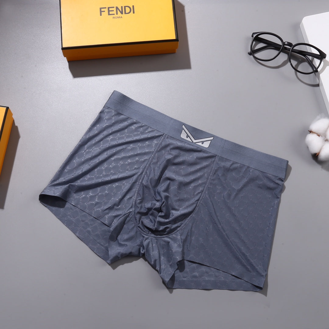 Fendi angular eye waist boxer briefs - view 6