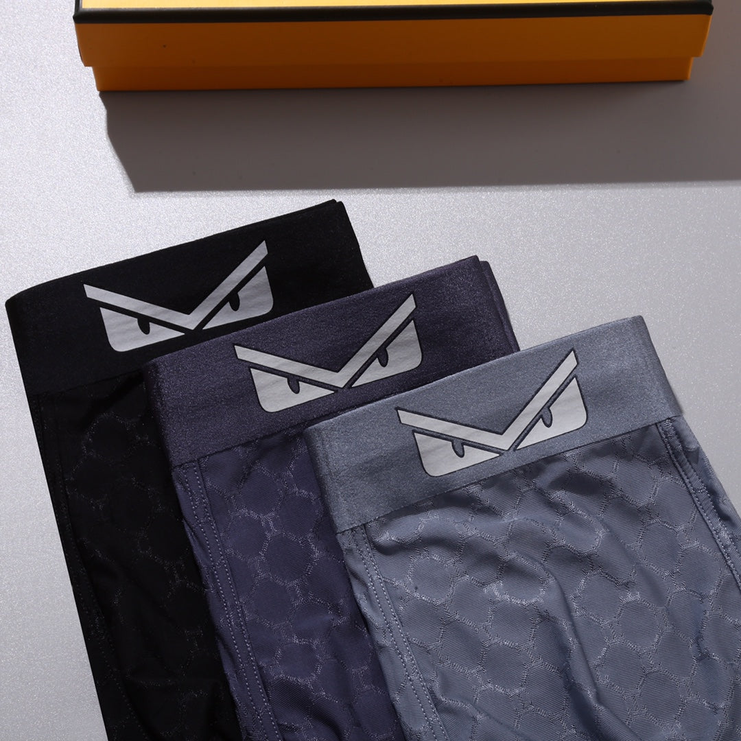Fendi angular eye waist boxer briefs - view 2