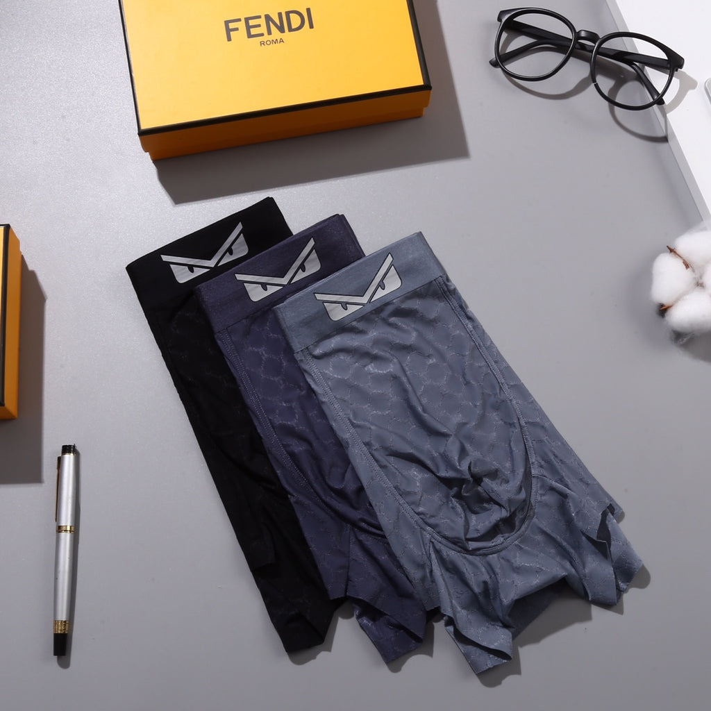 Fendi angular eye waist boxer briefs - view 1
