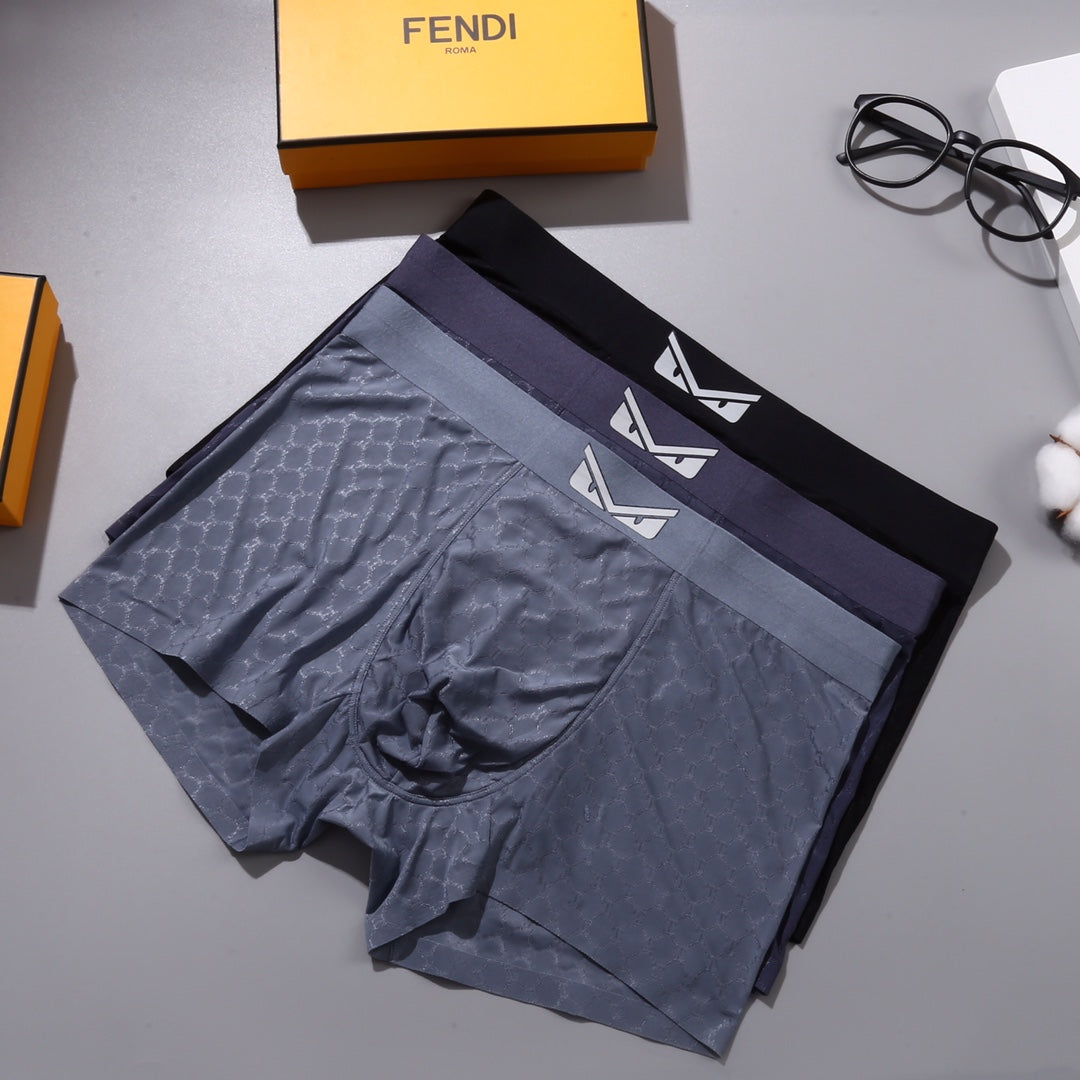 Fendi angular eye waist boxer briefs - view 3