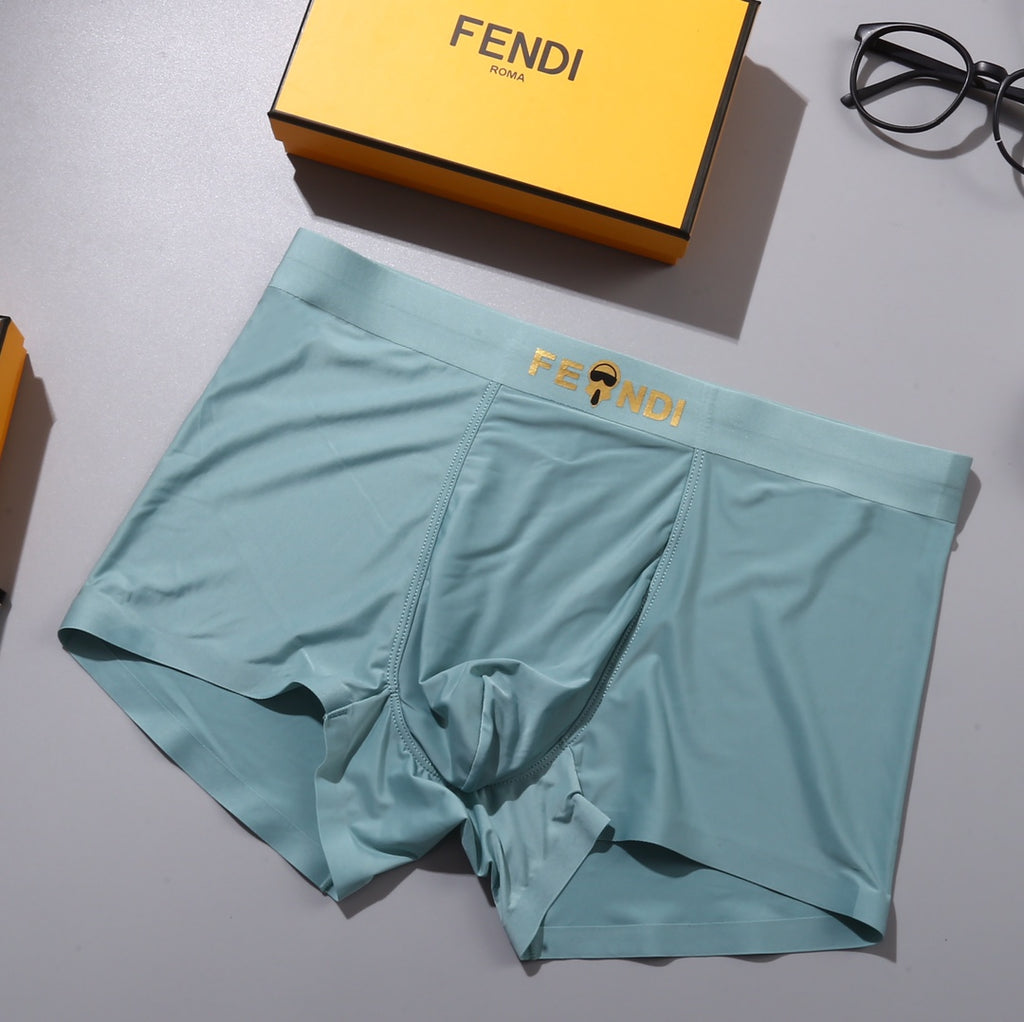 Fendi gold lettered waist boxer briefs - view 8