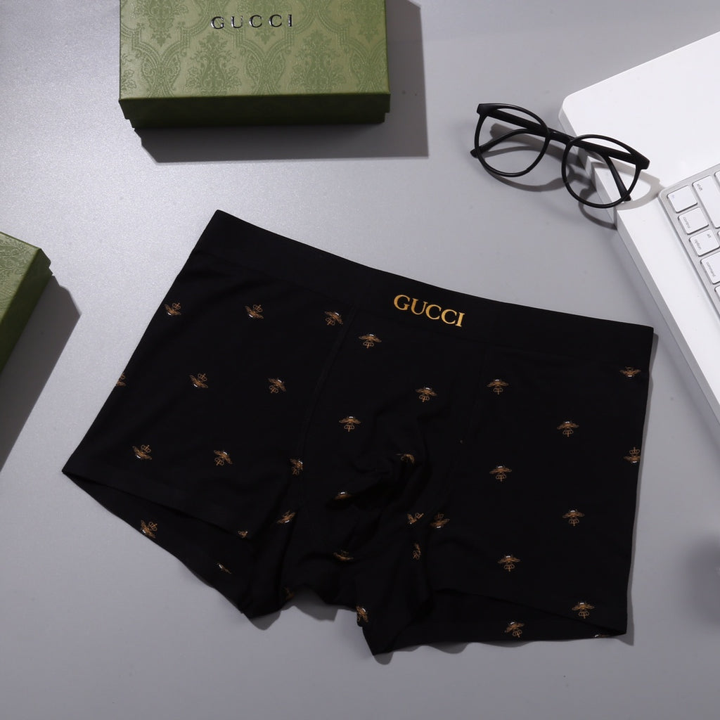 Gucci gold bee waist boxer briefs - view 7