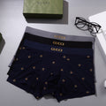 Gucci small gold bee pattern boxer briefs - view 1