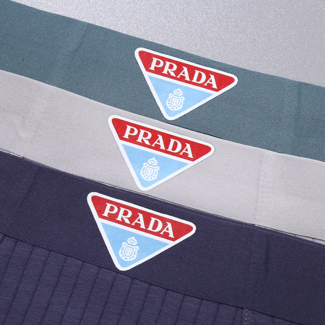 Prada colored triangle accent boxer briefs - view 4