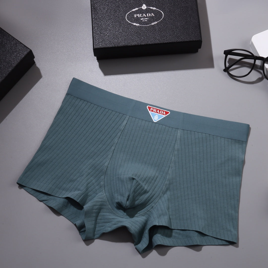 Prada colored triangle accent boxer briefs - view 5