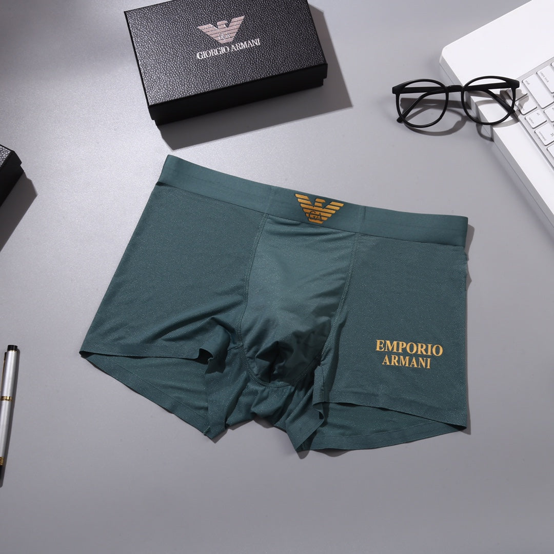 Armani Gold Eagle Waist Underwear - Box of Three Pieces - image 6