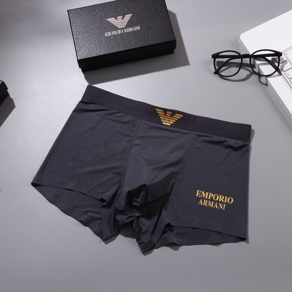 Armani Gold Eagle Waist Underwear - Box of Three Pieces - image 7
