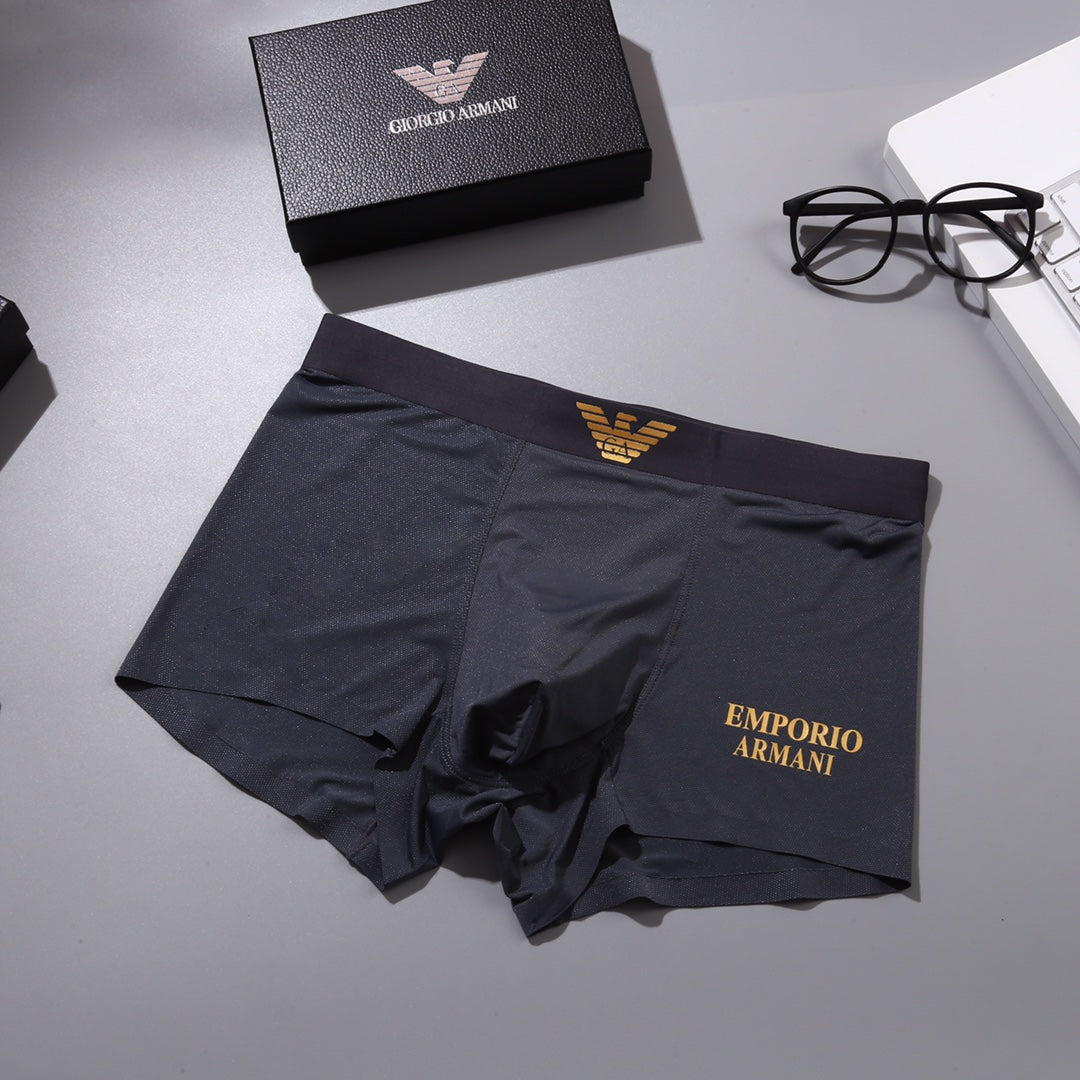 Armani Gold Eagle Waist Underwear - Box of Three Pieces - image 7