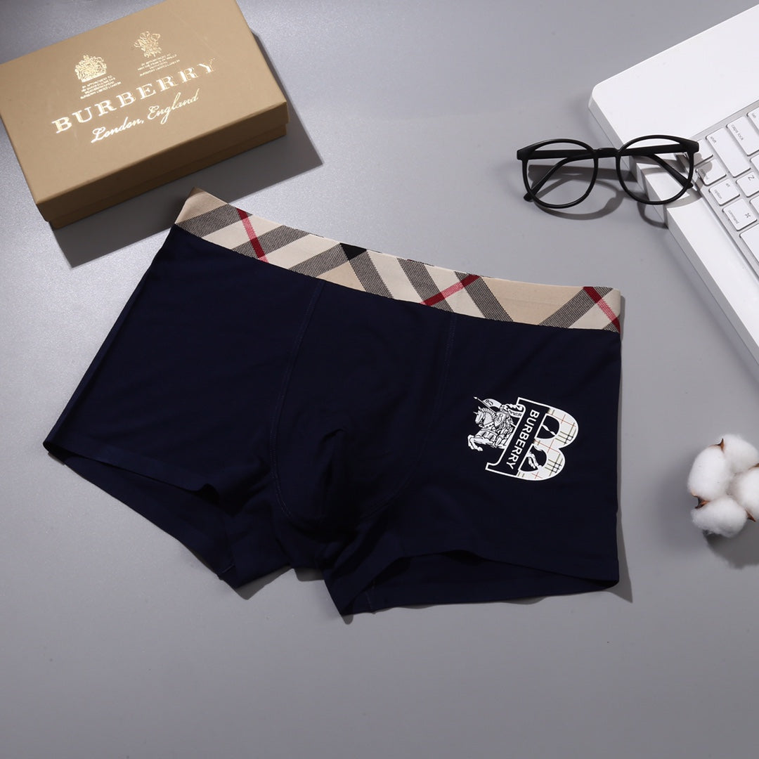 Burberry check waist heraldic b boxer briefs - view 6