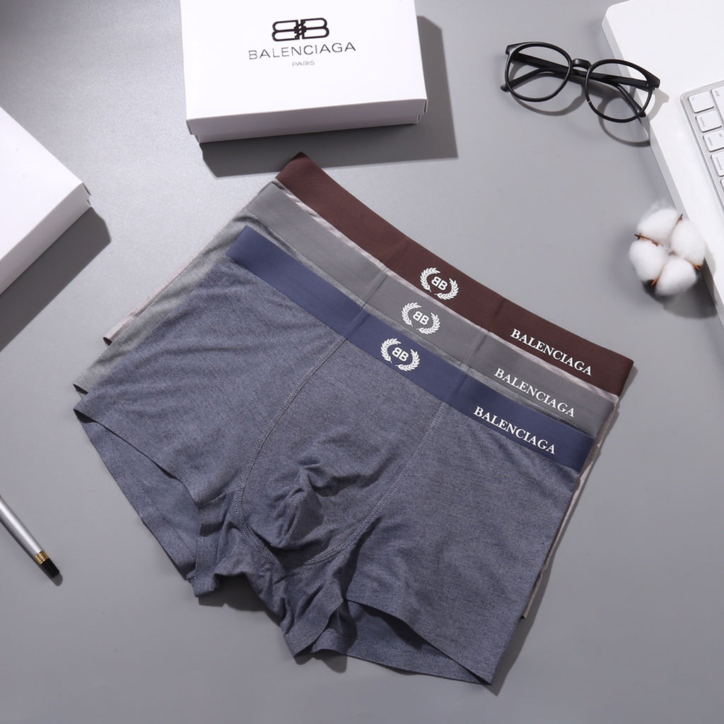 Balenciaga gray wreath waist boxer briefs - view 3