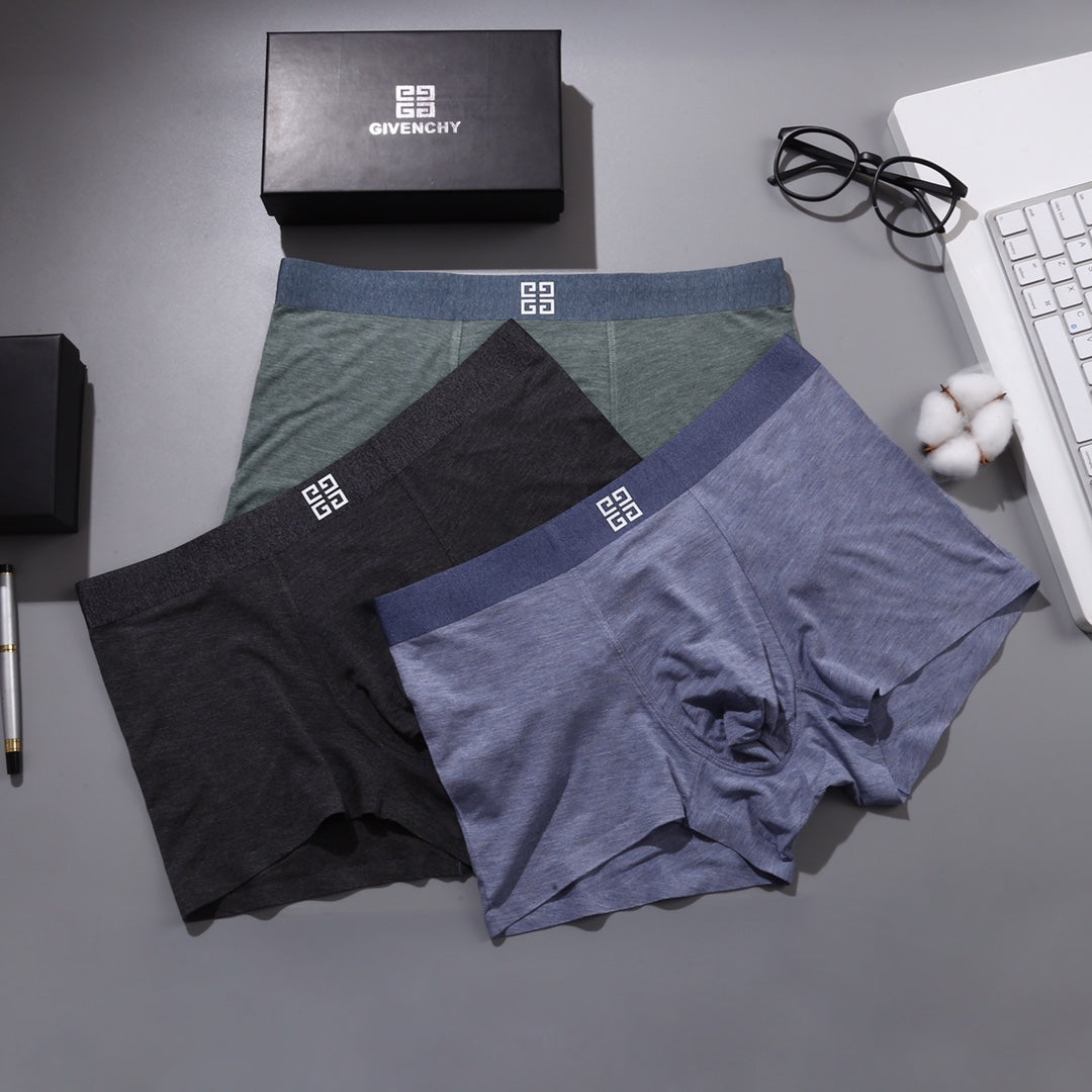 Givenchy textured emblem waist boxer briefs - view 2