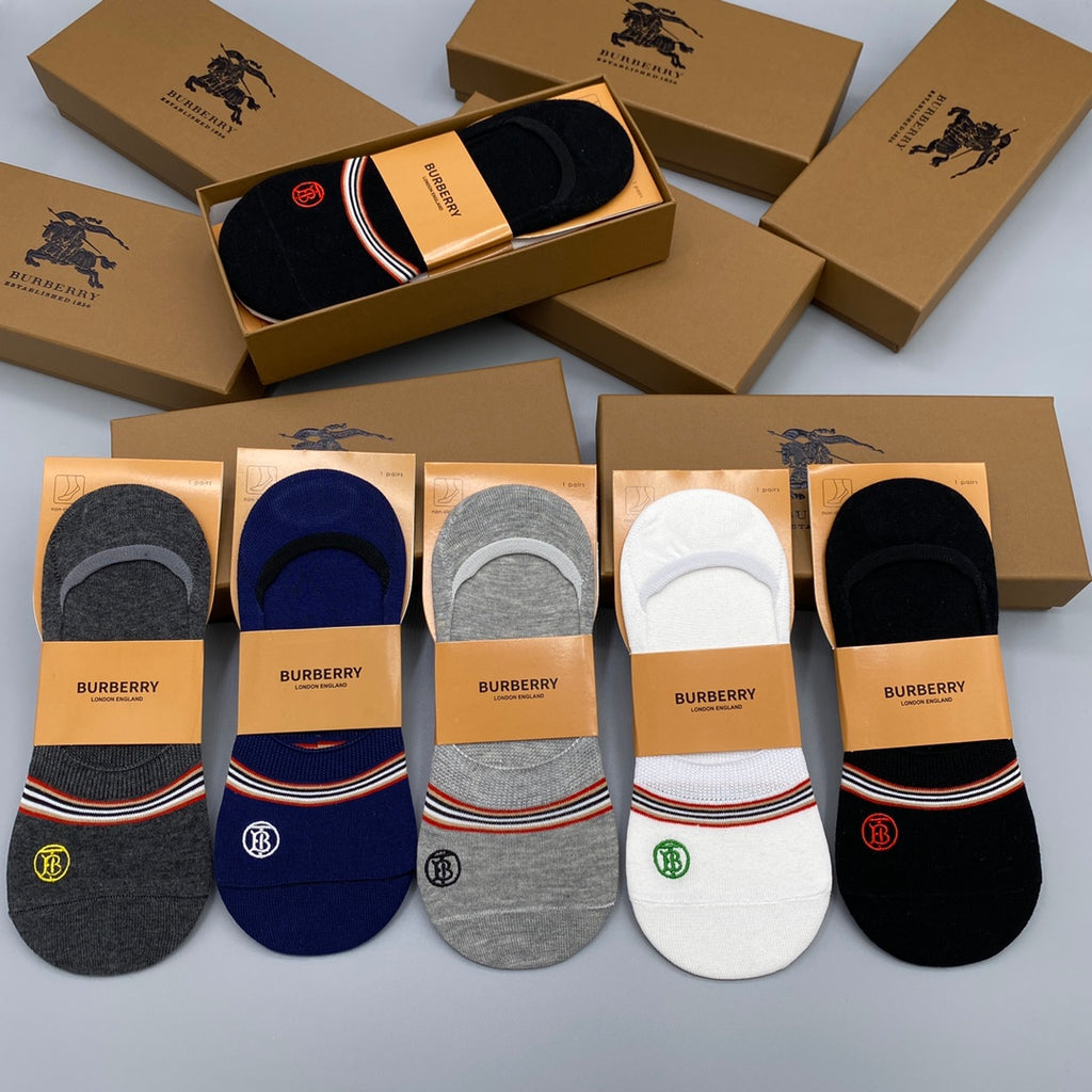 Burberry low cut circle emblem ankle socks - view 5
