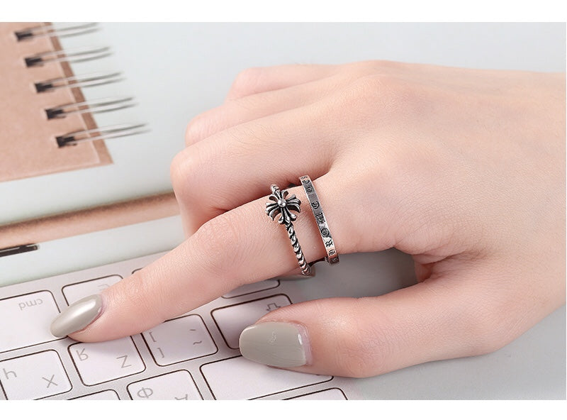 Chrome Hearts Double Cross Open Ring - album image 9