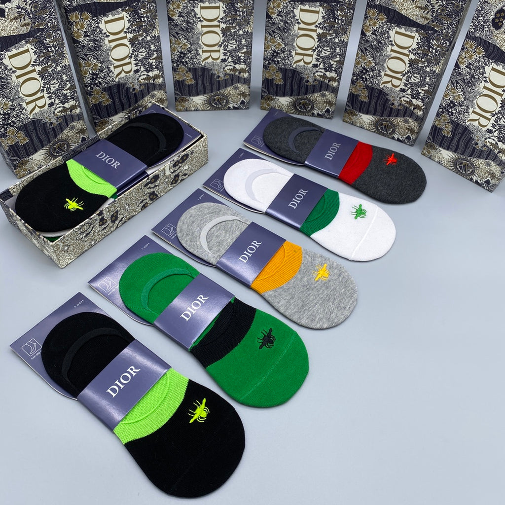 Dior bright bee assortment ankle socks - view 4
