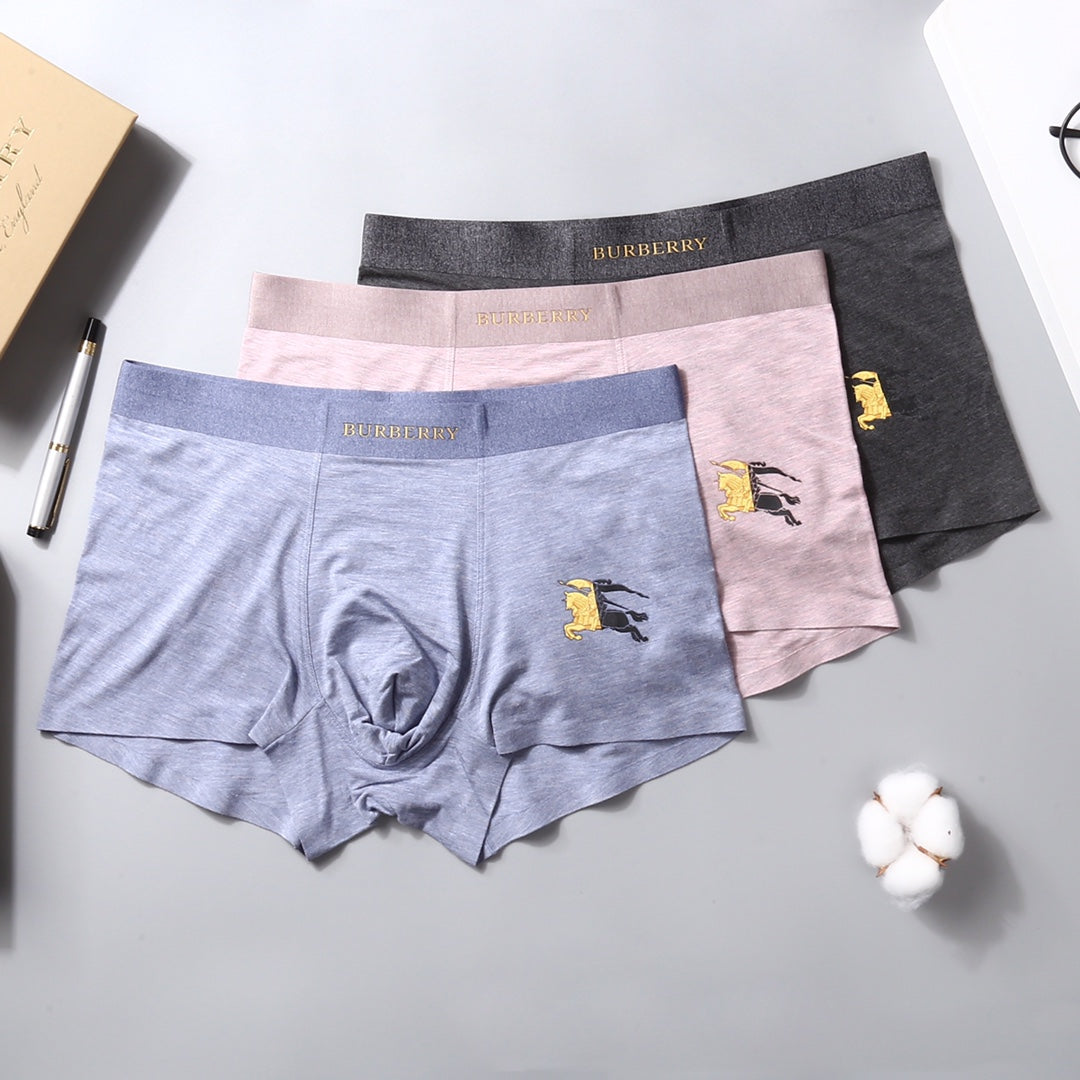 Burberry tonal pastel wordmark boxer briefs - view 4