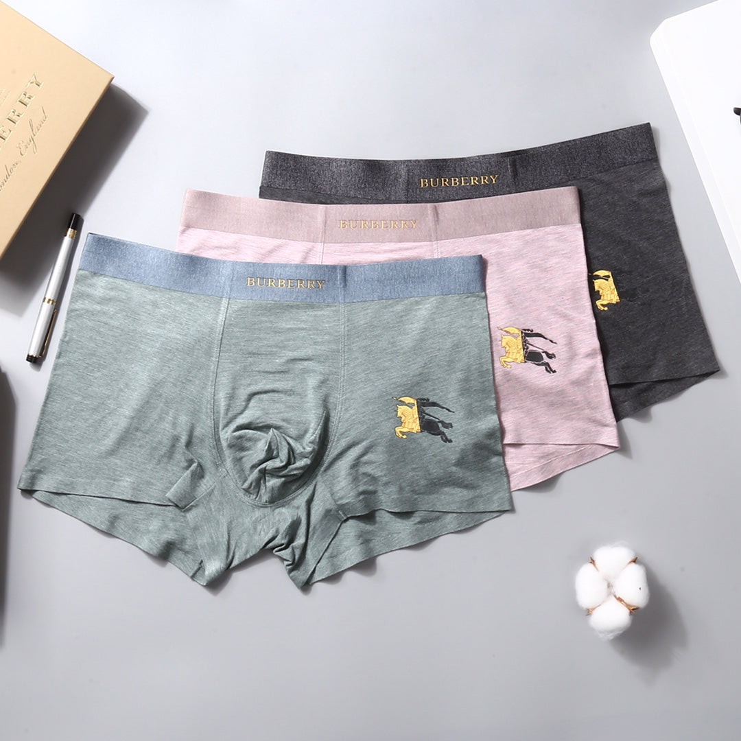 Burberry tonal pastel wordmark boxer briefs - view 3