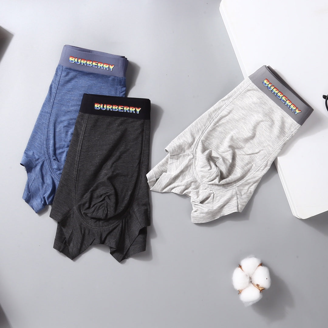 Burberry small gold waist wordmark boxer briefs - view 2