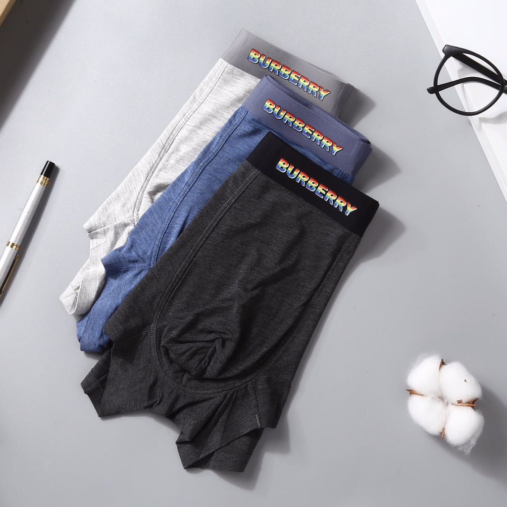 Burberry small gold waist wordmark boxer briefs - view 3