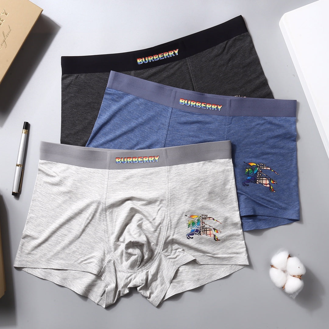 Burberry small gold waist wordmark boxer briefs - view 5