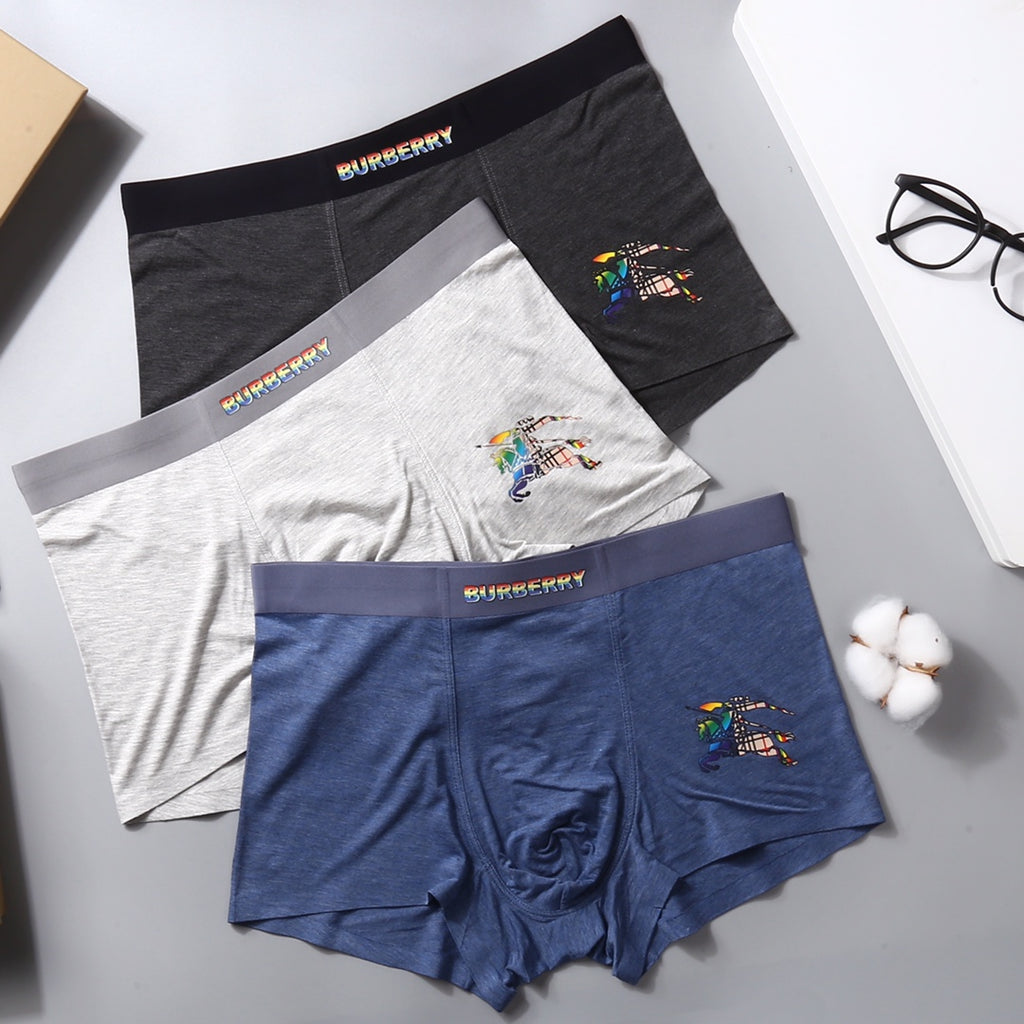 Burberry small gold waist wordmark boxer briefs - view 7