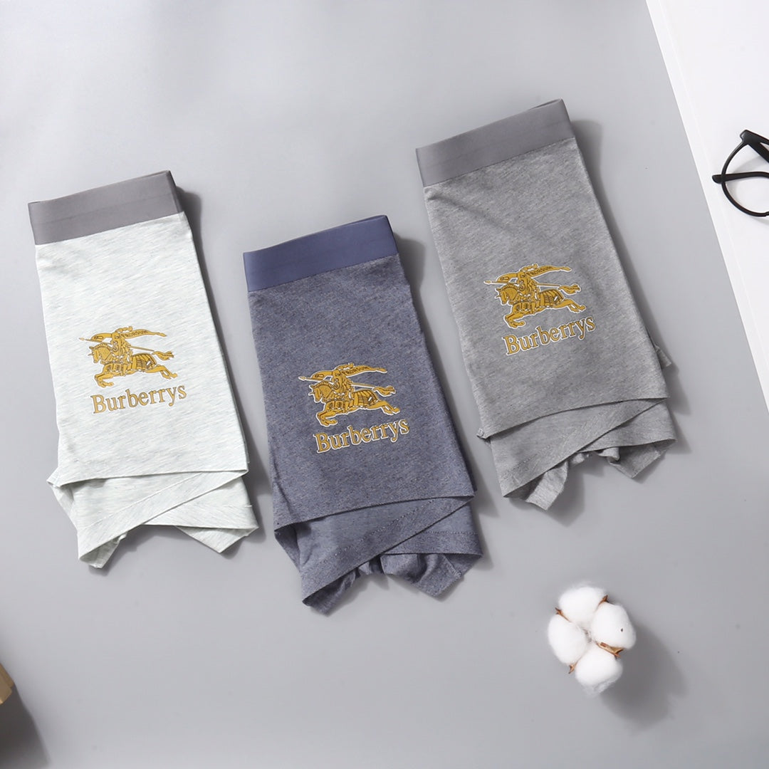 Burberry gold knight and wordmark boxer briefs - view 2