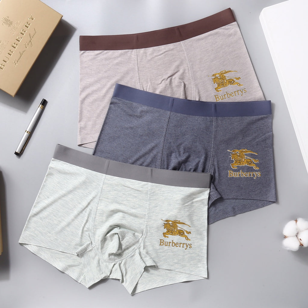 Burberry gold knight and wordmark boxer briefs - view 6